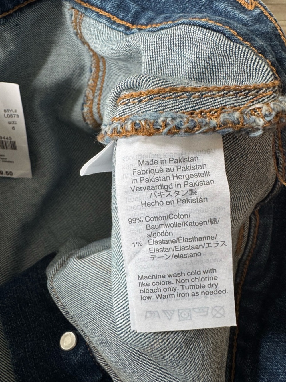 J. Crew Mercantile Denim Button Front Mini Skirt Medium Wash Blue Size 6 NWT - Picture 3 of 6